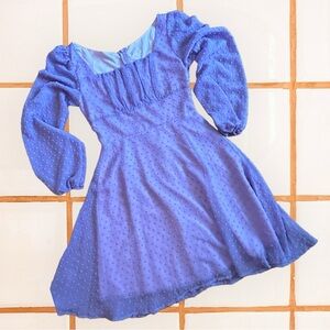 Cute purple dress long sleeve size xs